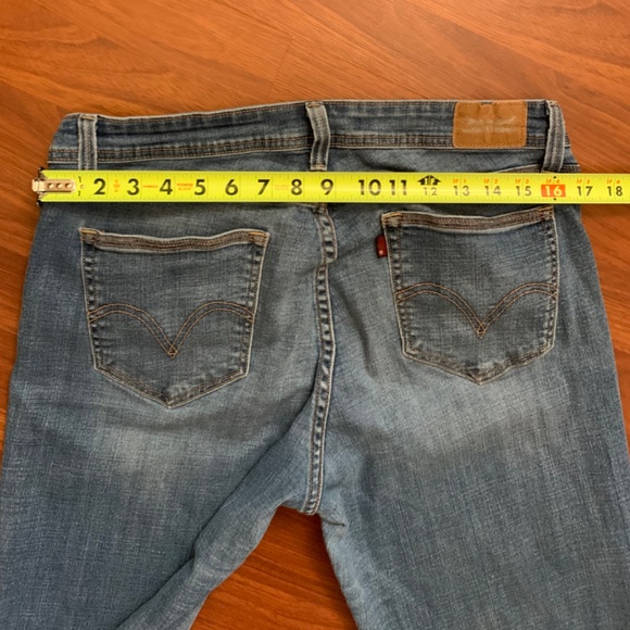 LEVI’S 529 Bootcut Curvy, medium blue ladies jeans size 14 - Picture 9 of 11